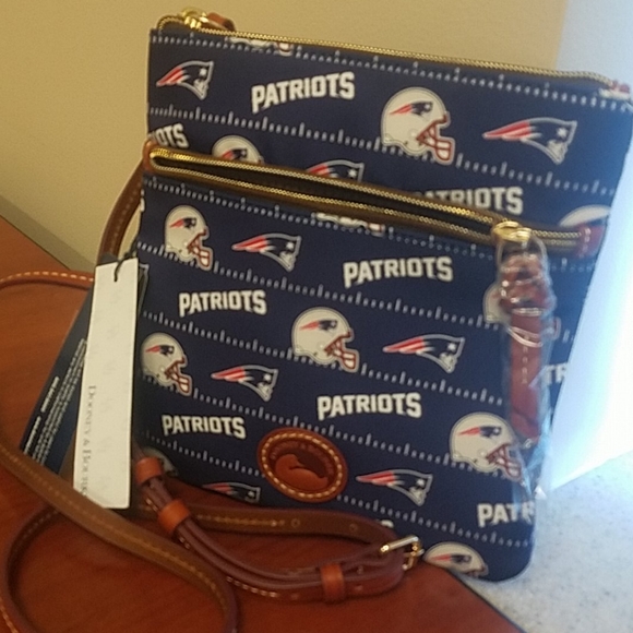 Dooney & Bourke Handbags - Dooney & Bourke patriots NFL double zip crossbody